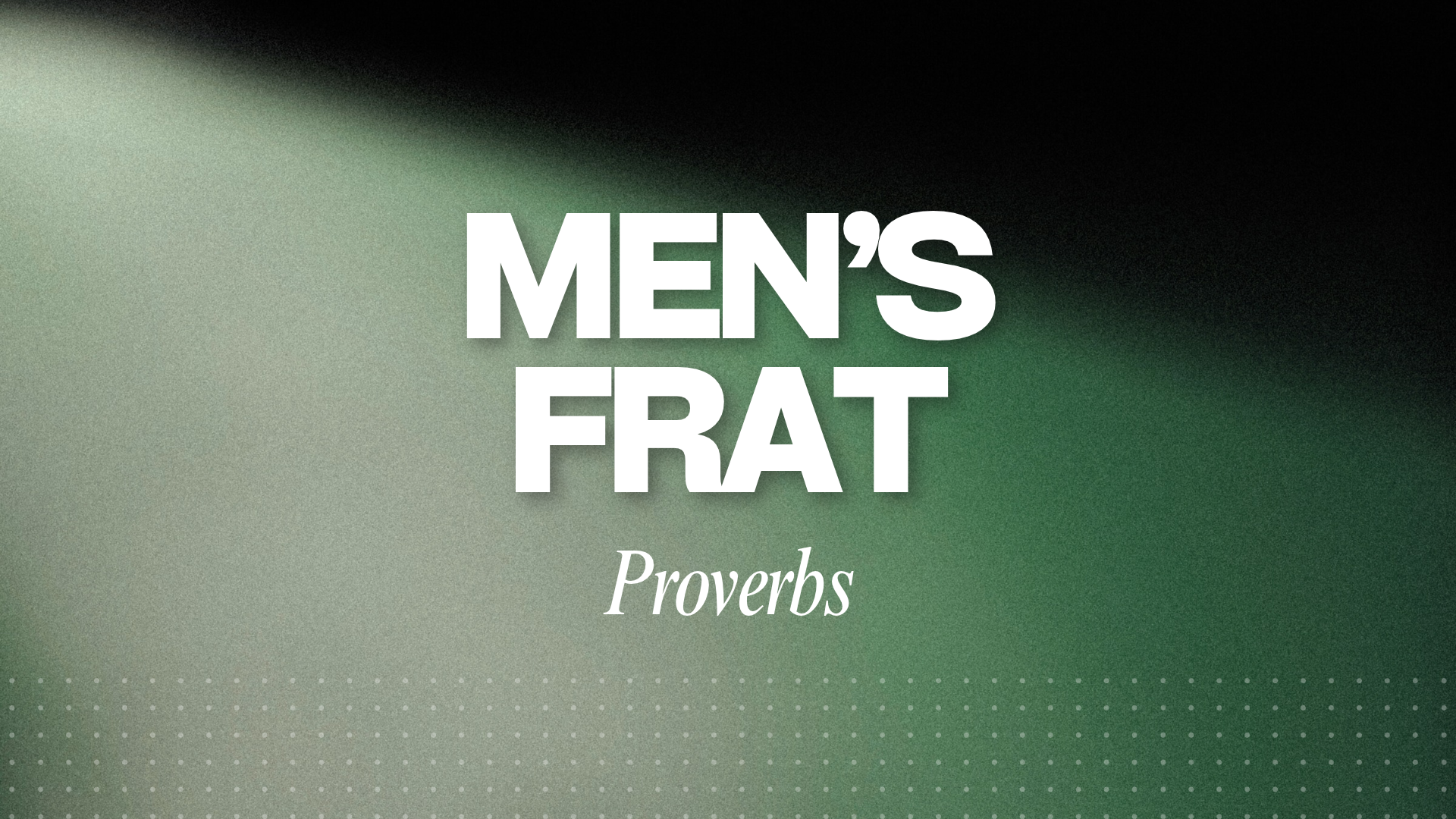 Men’s Book Study – Made for Friendship (Presentation)