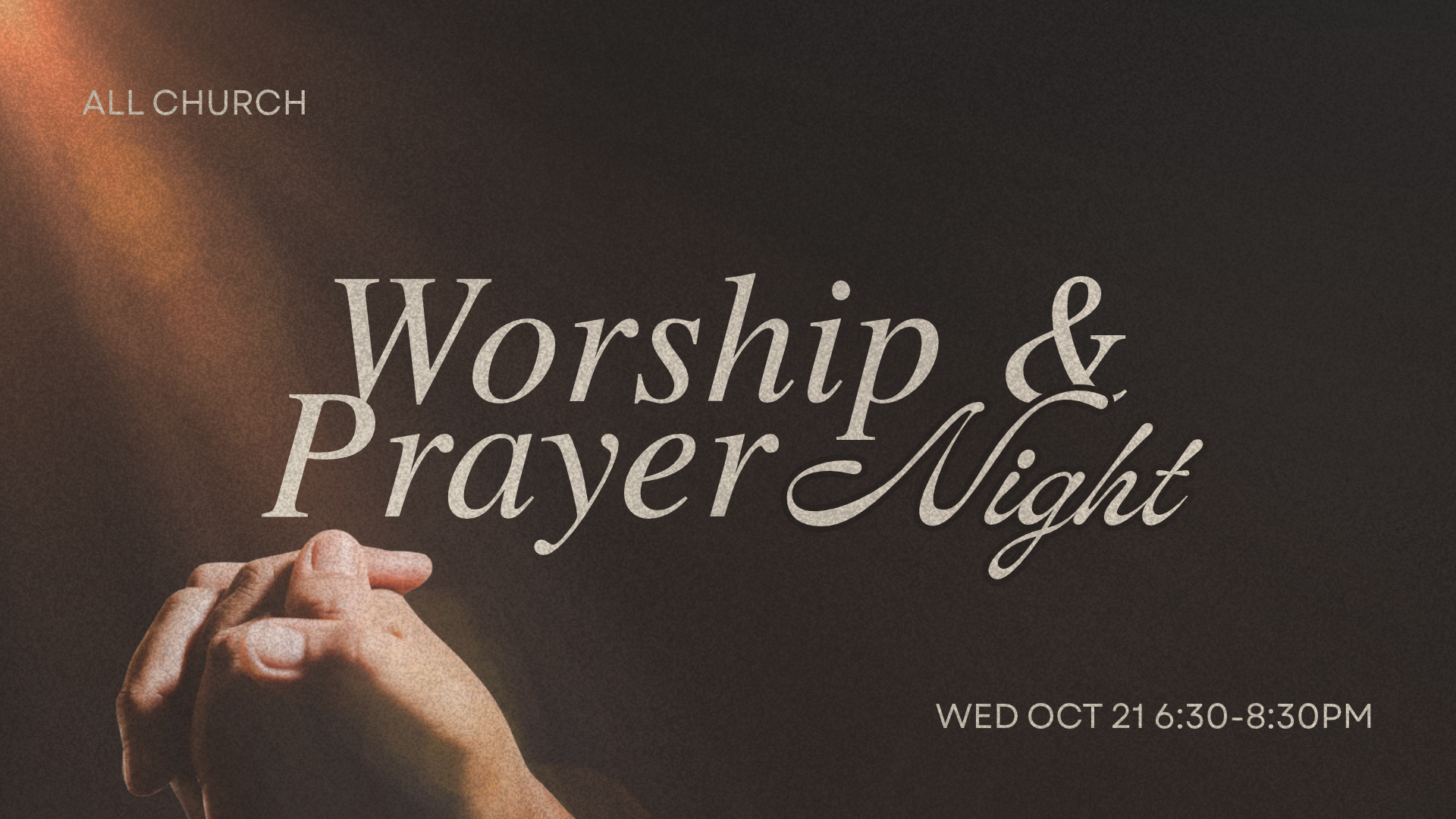 WorshipPrayerNite – 10-26